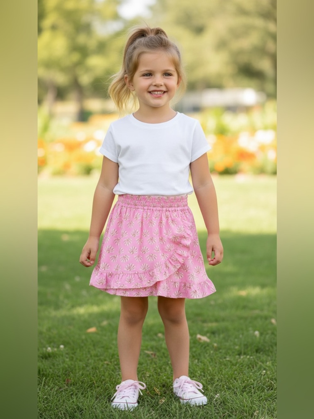 J.Crew Girls' wrap skirt